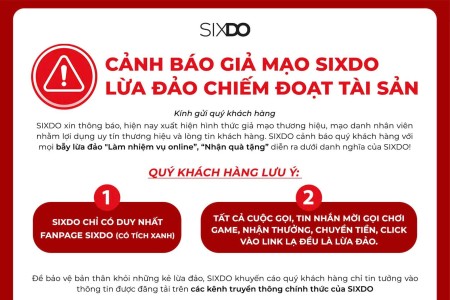 ⚠️CẢNH BÁO LỪA ĐẢO MẠO DANH THƯƠNG HIỆU SIXDO ⚠️