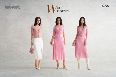 Thời trang len SIXDO trở lại với Wool Essence mang hơi thở hiện đại