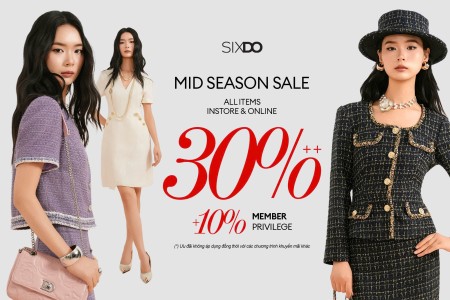Mid Season Sale 30%++ - Ưu Đãi Lớn, Phong Cách Mới