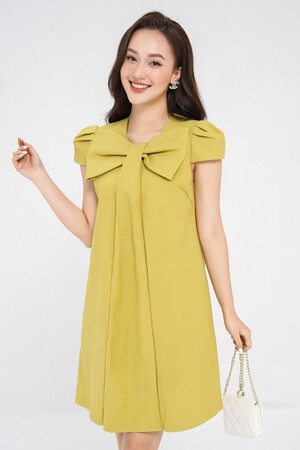 Sixdo Shift Dress With Bow