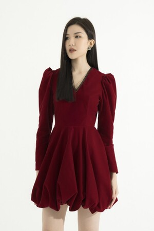 Mini Velvet Dress