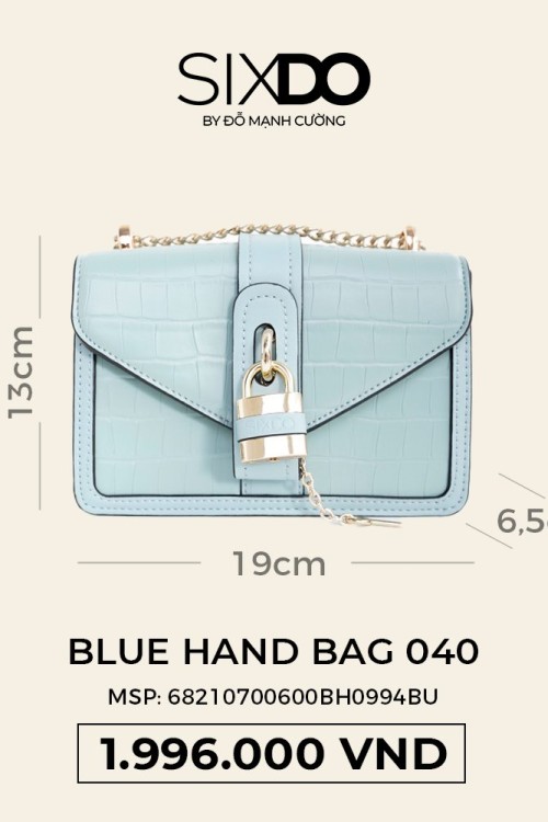 Blue Hand Bag 040