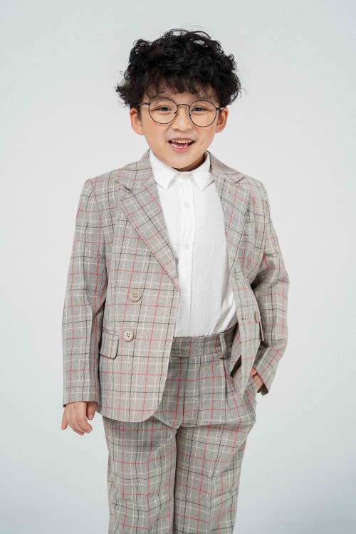Sixdo Godiva Black Suit Jacket (Áo Vest Bé trai)