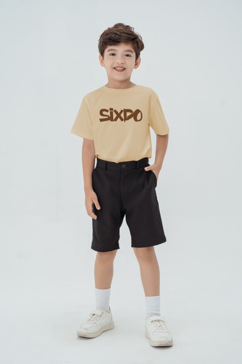 Sixdo Beige Sixdo Tshirt for kid