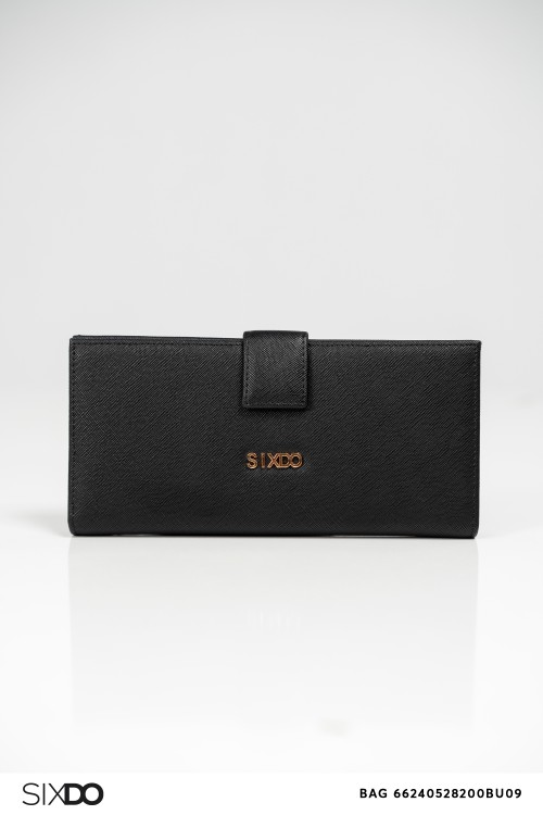 Sixdo Black & Pink Long Wallet