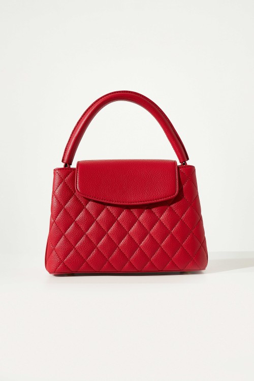 Rhombus Shape Pattern Handbag