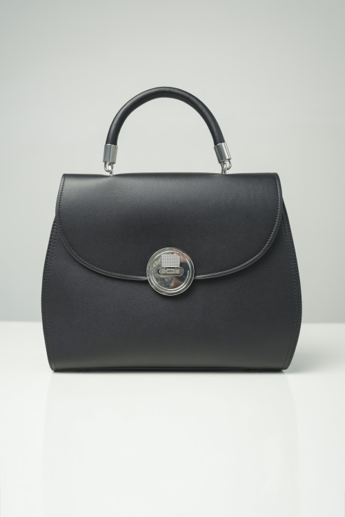 Round Satchel Handbag