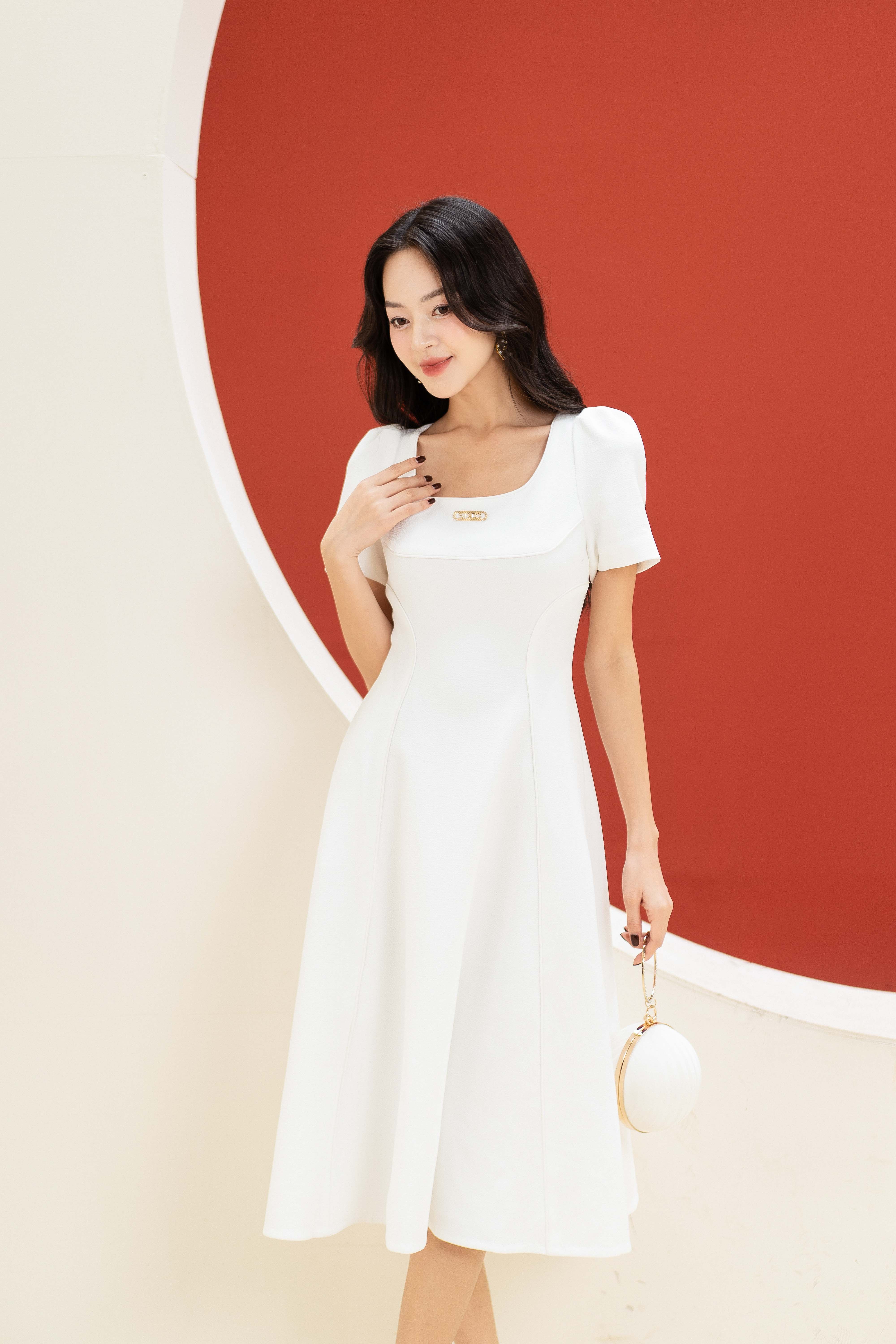 Midi Korean Dress Women | Korean Style Midi Dress | Korean Women New Dress  - Dresses - Aliexpress