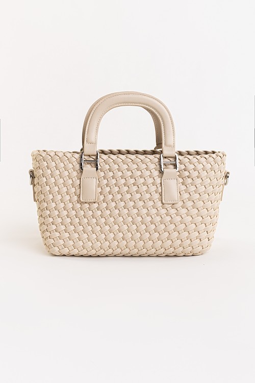 Textured Leather Handbag