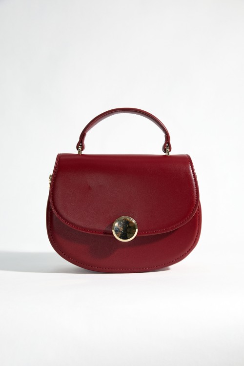 Leather Rounded Base Bag