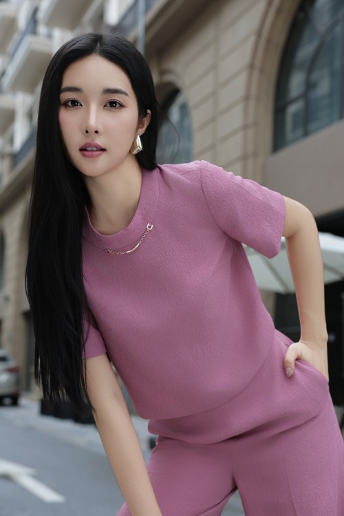 Pink Tendy Croptop