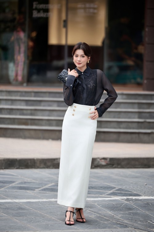 Cream Tuytsi Loose Skirt