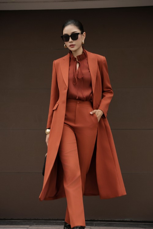 Russet Organza Blouse