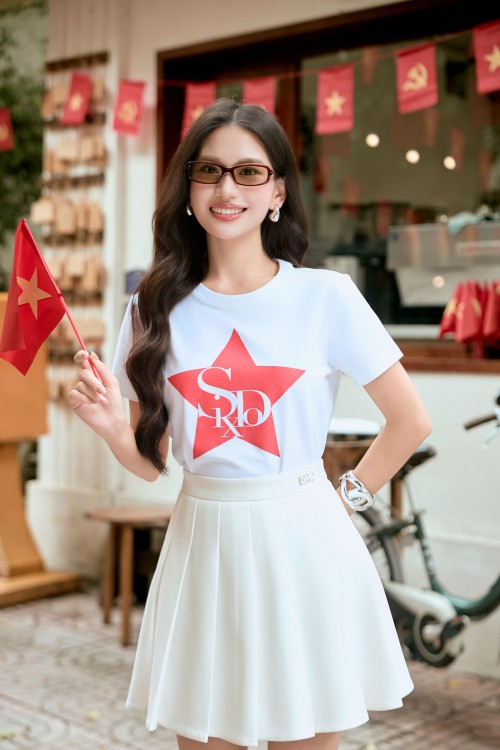 White Star Sixdo Cotton Tshirt