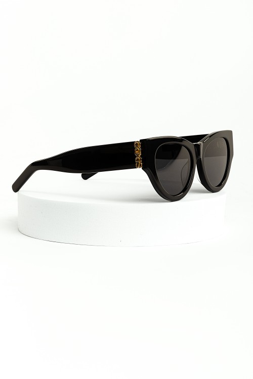 Black Bold Frame Sunglasses