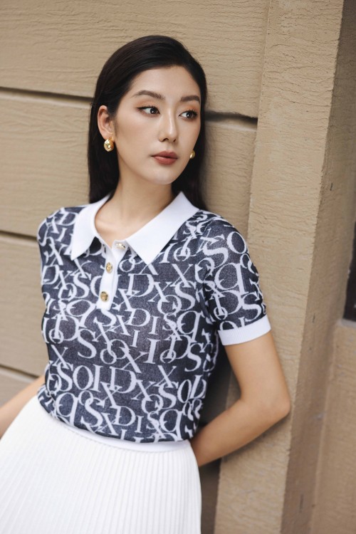Sixdo Black Sixdo Knit Polo