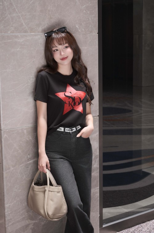 Sixdo Black Star Sixdo Cotton Tshirt