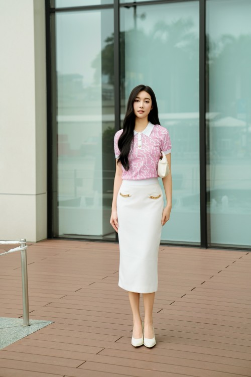 Sixdo Pink Sixdo Knit Polo