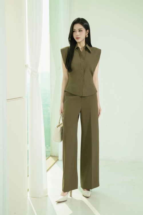 Sixdo Teak Woven Loose Pants