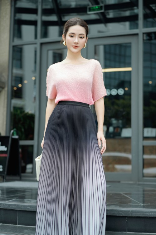 Salmon Woven Blouse