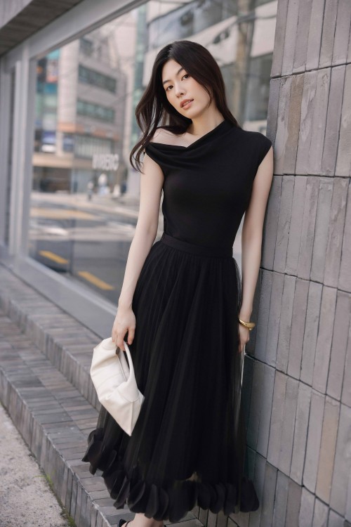 Black Cotton Blouse