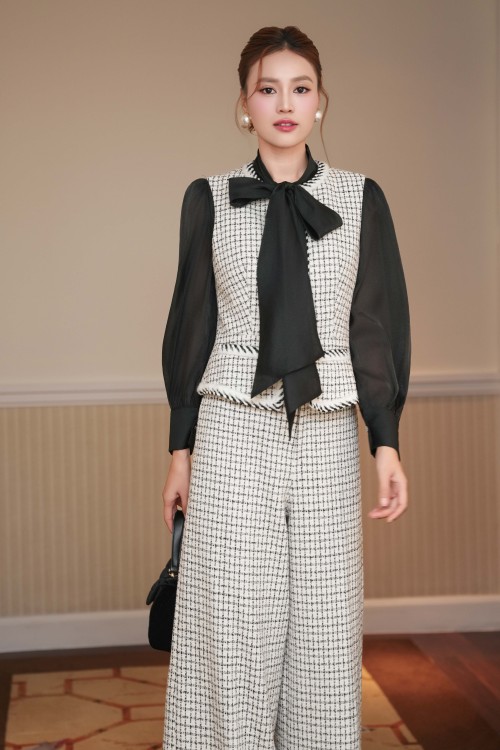 Black Organza Blouse