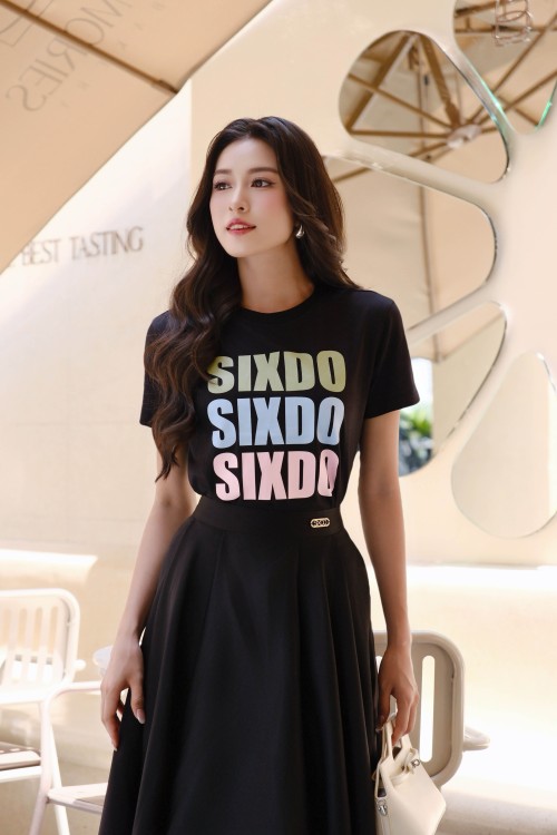 Sixdo Logo Cotton Tshirt
