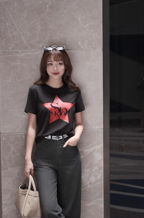 Black Star Sixdo Cotton Tshirt