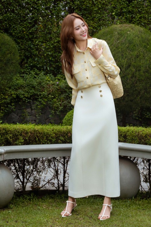 Cream Tuytsi Loose Skirt