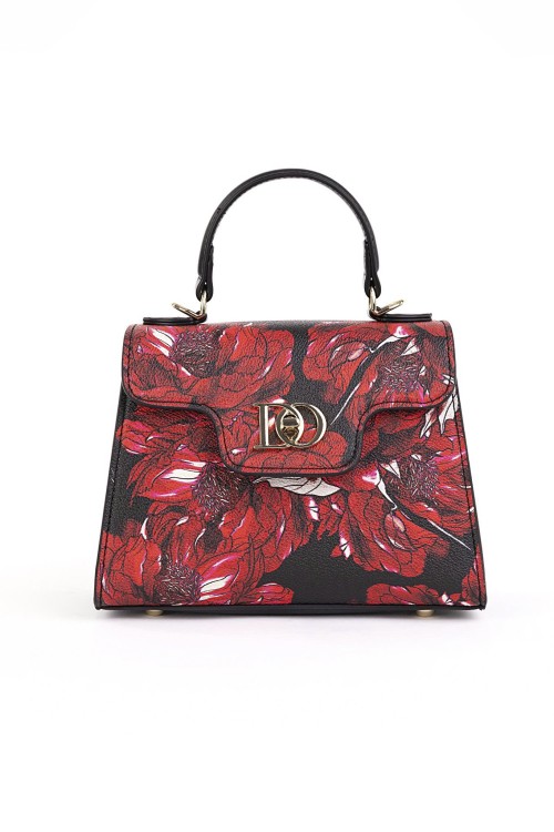 Black & Red DO-Lock Handbag