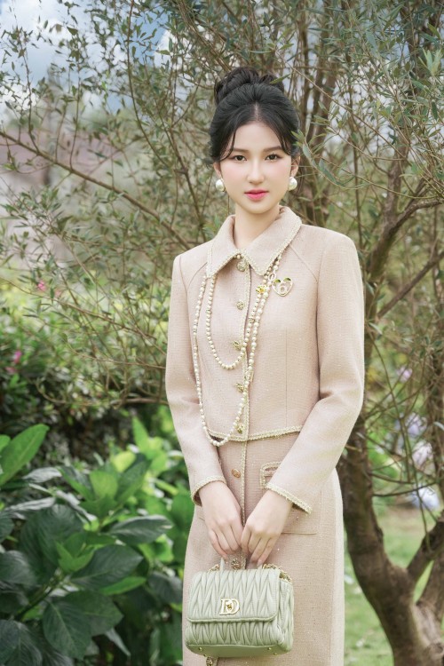 Light Brown Tweed Vest