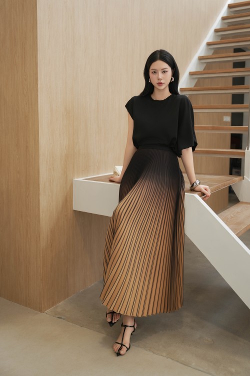 Black Silk Blouse