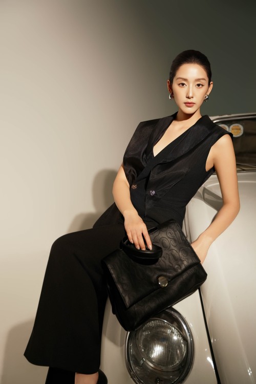 Black Woven Waistcoat