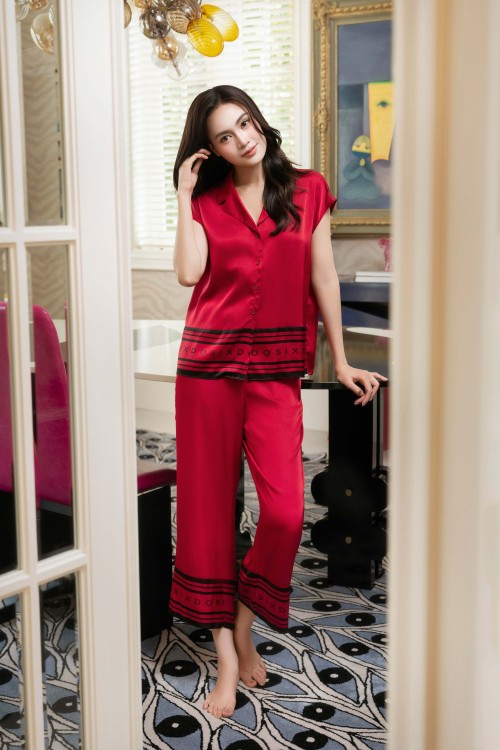 SIXDO Silk Blouse &amp; Pants