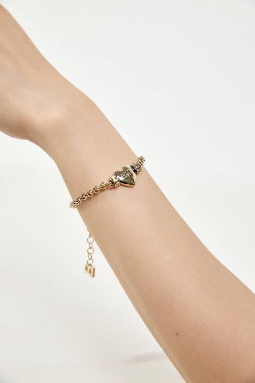 Sixdo Sixdo Heart Chain Bracelet