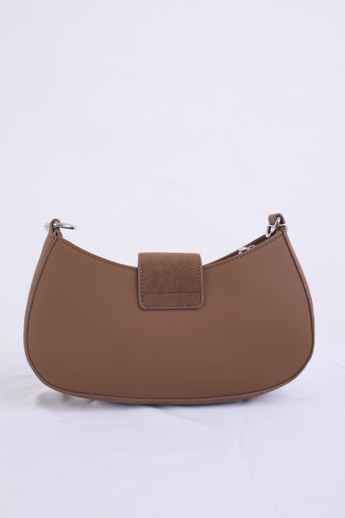 Sixdo Crescent Bar Lock Shoulder Bag