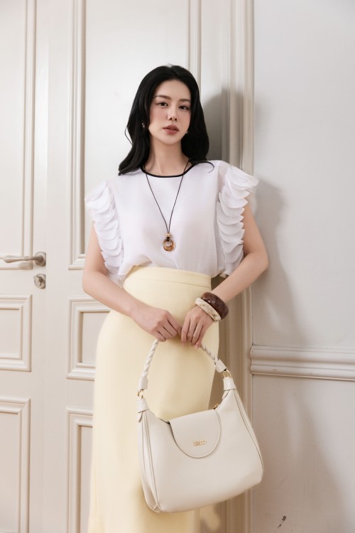 White Organza Blouse