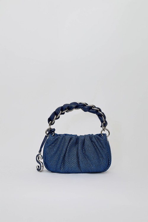 Ruched Mini Shoulder Bag