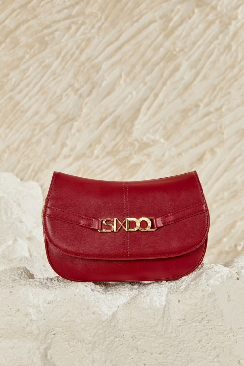 Metal Logo Baguette Bag