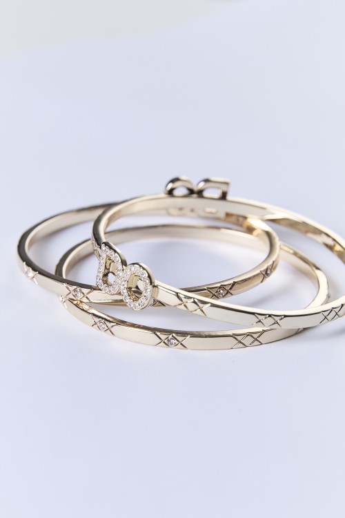 Gold DO Logo Bracelet