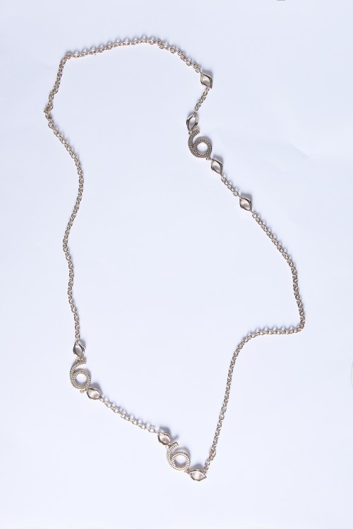 Gold Chain Charm Necklace