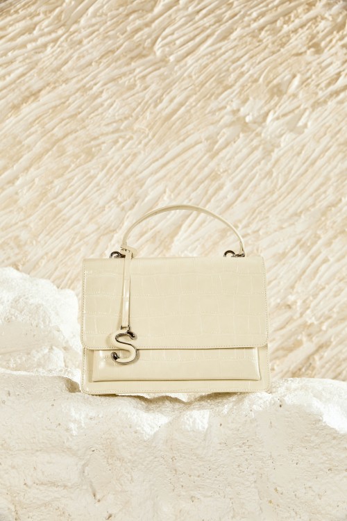 Top Handle Leather Bag