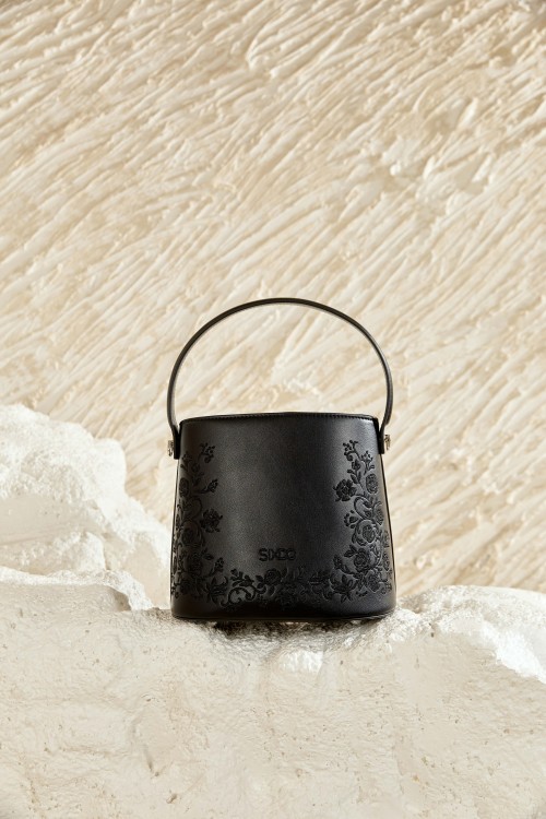 Textured Bucket Bag