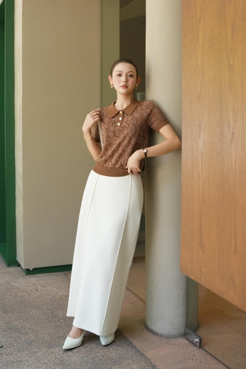 Sixdo Brown Sixdo Knit Polo