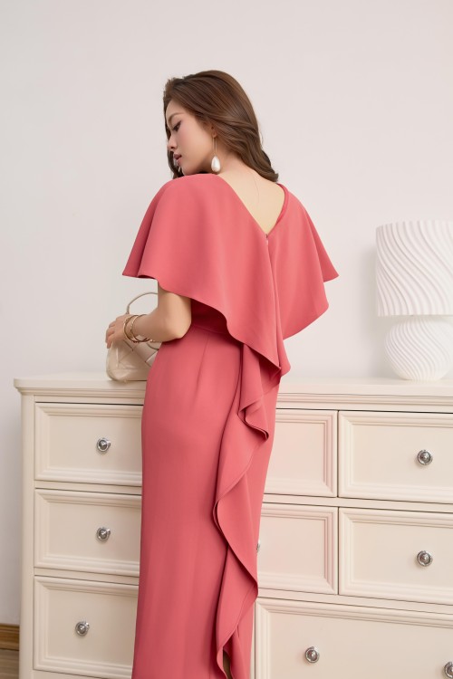 Sixdo Rosy Woven Pencil Dress