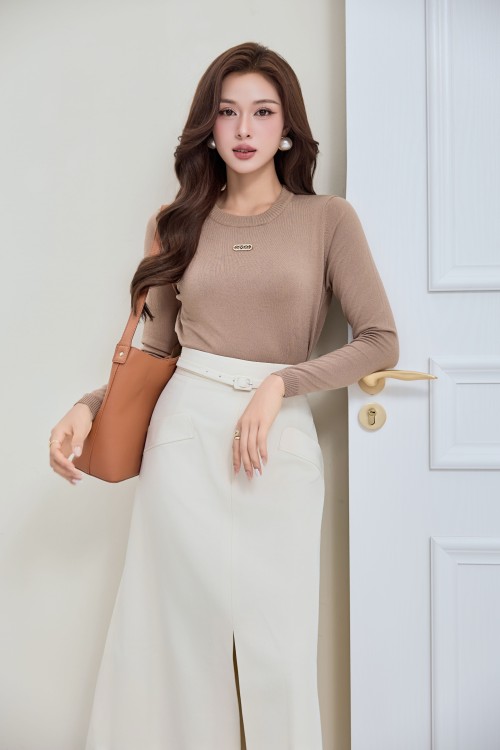 Sixdo Long Sleeves Knit Blouse