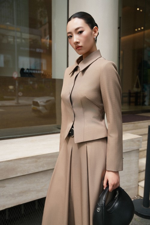 Sixdo Tuytsi Flared Skirt With Belt