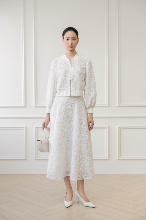 Sixdo White Lace Jacket