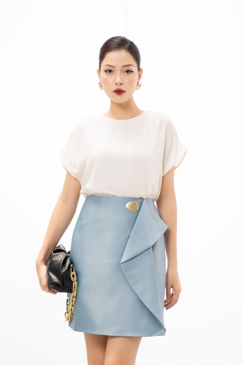 Short Sleeves Chiffon Top
