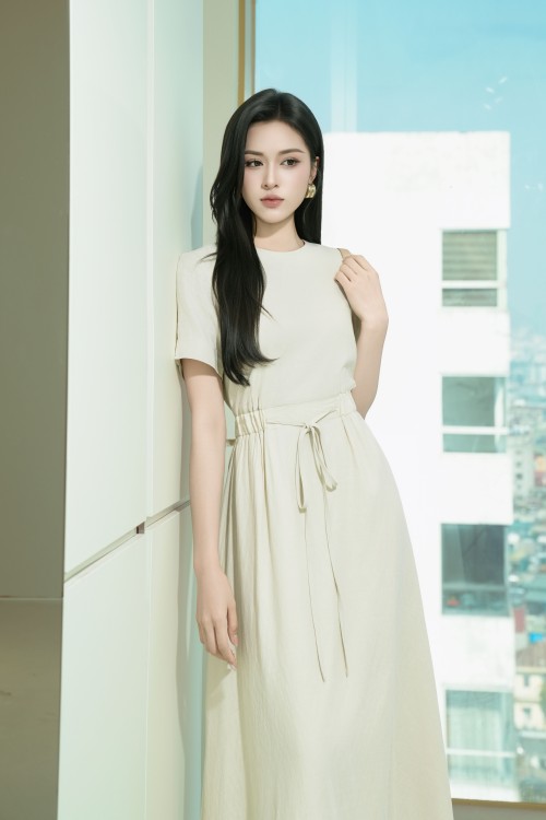 Sixdo Woven Flared Dress